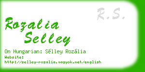 rozalia selley business card